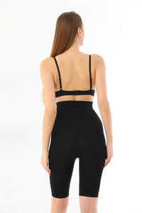 SİYAH 2037 Yüksek Bel Uzun Paçalı Özel Korse