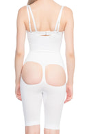 BEYAZ DesBerries 2038 Popo ve Göğsü Açık Paçalı Boy Korse