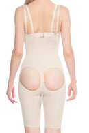 TEN DesBerries 2038 Popo ve Göğsü Açık Paçalı Boy Korse