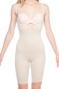 TEN DesBerries 2038 Popo ve Göğsü Açık Paçalı Boy Korse