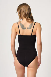 SİYAH DesBerries 2043 Göğsü Açık Agraflı Body Korse