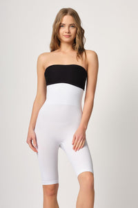 BEYAZ DesBerries 2044 Yüksek Bel Double Uzun Paçalı Korse
