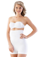 BEYAZ DesBerries 2047 Yüksek Bel Boxer Korse
