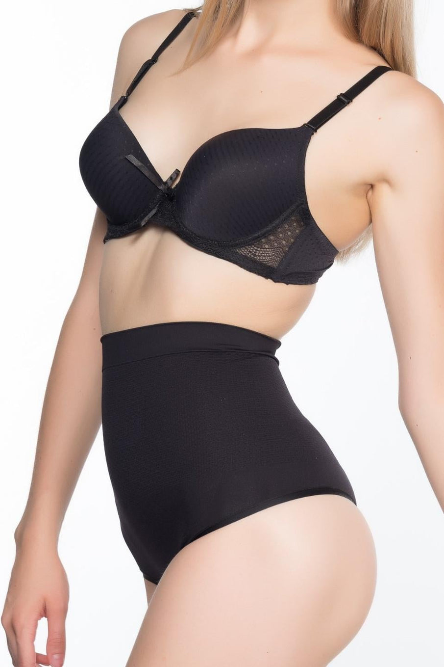SİYAH DesBerries 2054 Masajlı String Korse