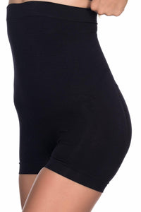 SİYAH DesBerries 2055 Yüksek Bel Masajlı Boxer Korse