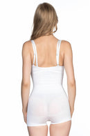 BEYAZ DesBerries 2058 Göğsü Açık Kısa Paça Boy Korse