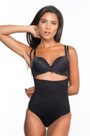 SİYAH DesBerries 2073 Göğüsü Açık Desenli Body Korse