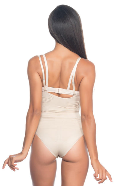 TEN DesBerries 2073 Göğüsü Açık Desenli Body Korse