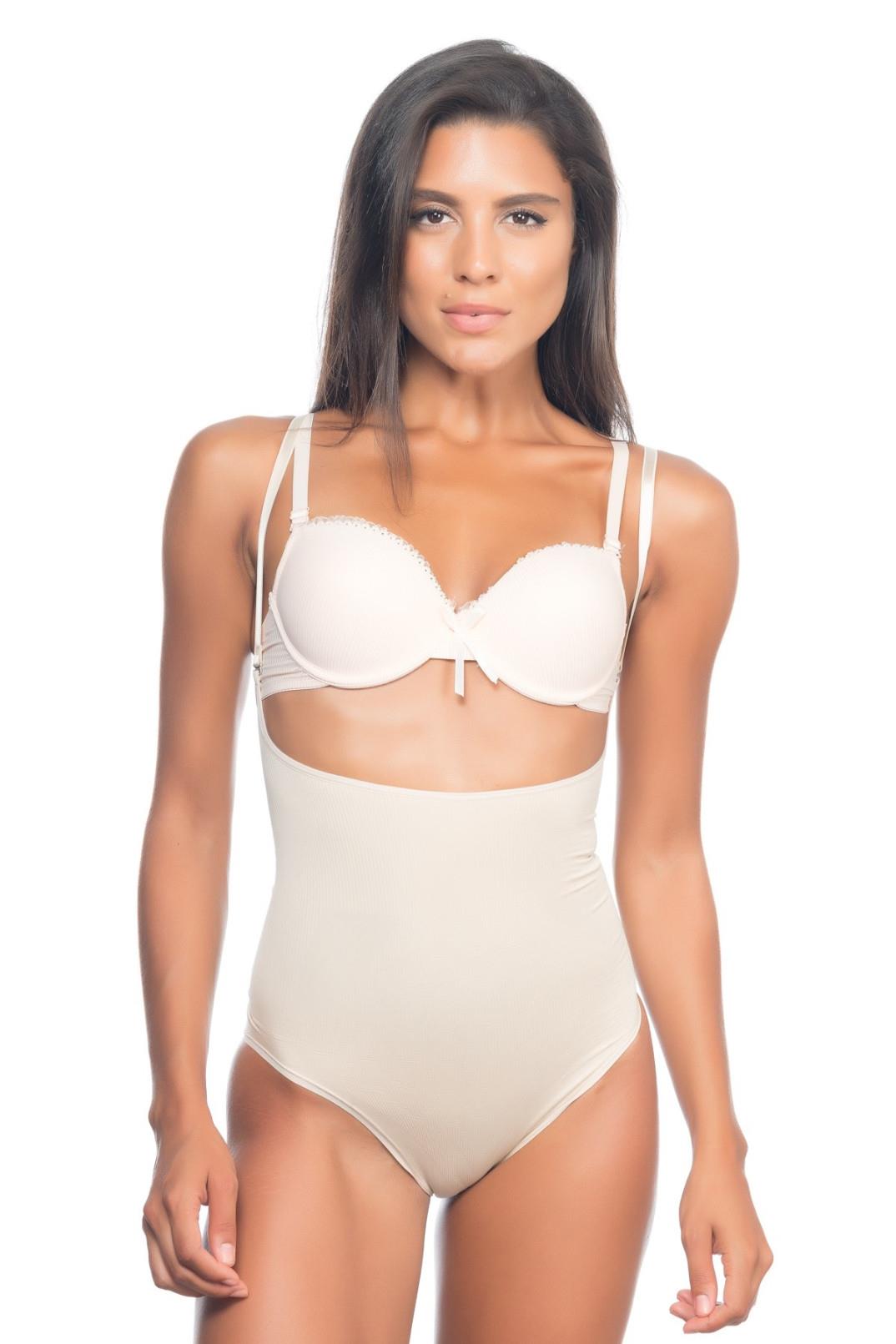 TEN DesBerries 2073 Göğüsü Açık Desenli Body Korse