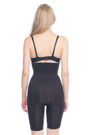 SİYAH DesBerries 2074 Yüksek Bel Desenli Double Uzun Paça Korse