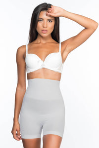 EKRU DesBerries 2075 Yüksek Bel Desenli Double Kısa Paça Korse