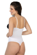 BEYAZ DesBerries 2076 Göğüsü Açık String Body Korse