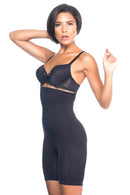 SİYAH DesBerries 2077 Yüksek Bel Desenli Paçalı Korse