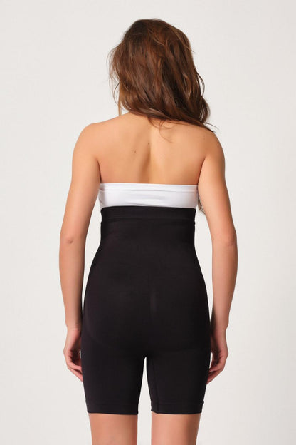 SİYAH DesBerries 2087 Önden Agraflı Paçalı Korse