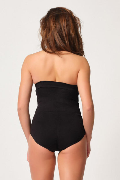 SİYAH DesBerries 2088 Önden Agraflı Slip Korse