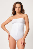 BEYAZ DesBerries 2088 Önden Agraflı Slip Korse