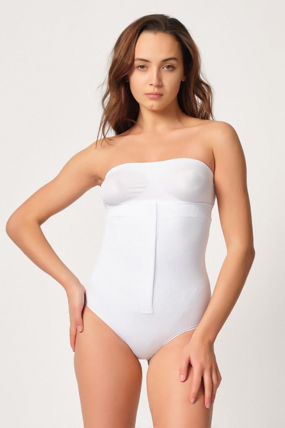 BEYAZ DesBerries 2088 Önden Agraflı Slip Korse