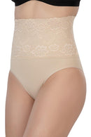 TEN DesBerries 2090 Önü Dantelli Yüksek Bel Slip Korse