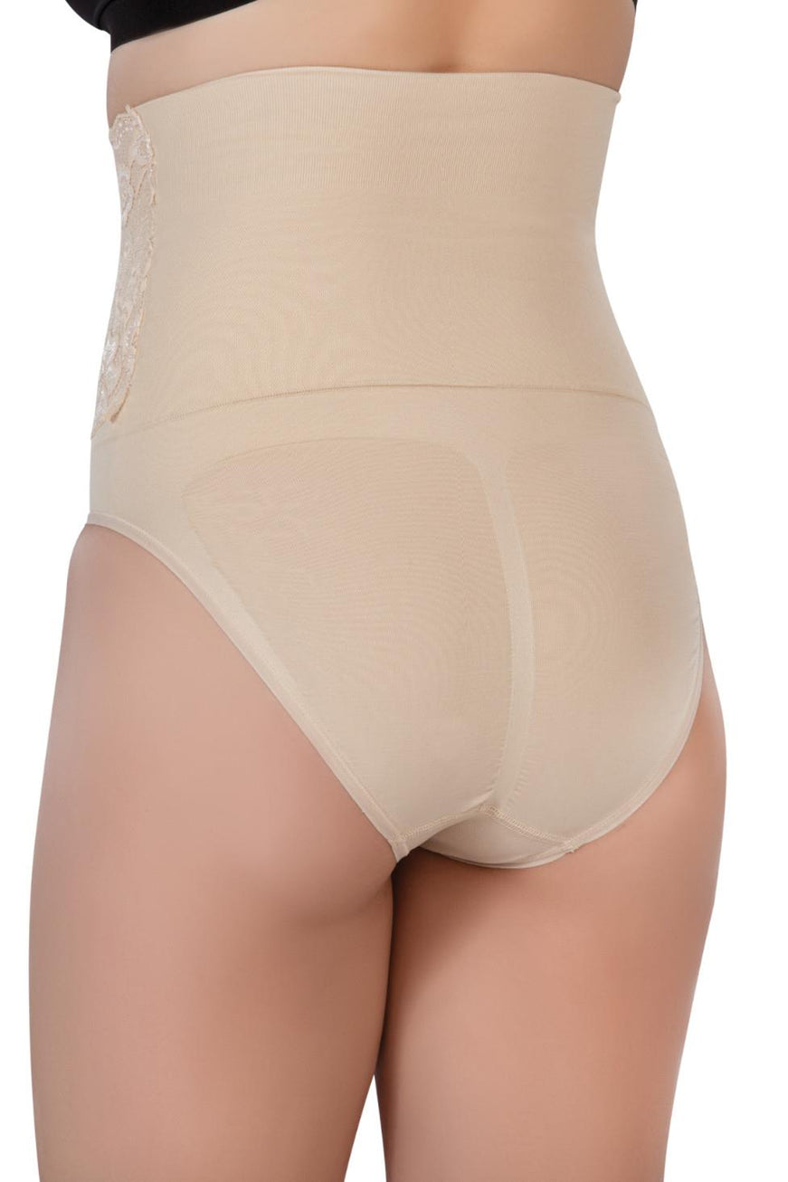 TEN DesBerries 2090 Önü Dantelli Yüksek Bel Slip Korse