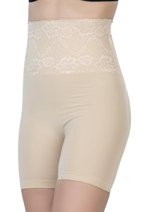 TEN DesBerries 2091 Önü Dantelli Yüksek Bel Boxer Korse