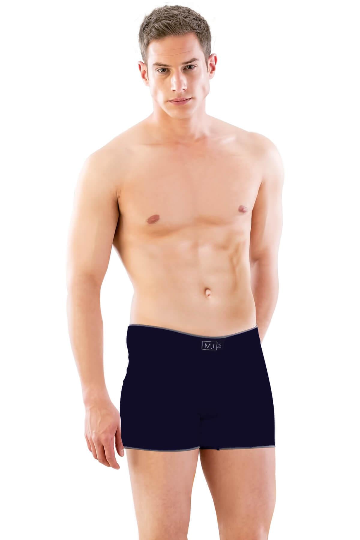 LACİVERT DesBerries 2108 Seamless uzun Erkek Boxer
