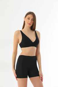 SİYAH 2703 Lazer Kesim İz Yapmaz Hayalet Boxer