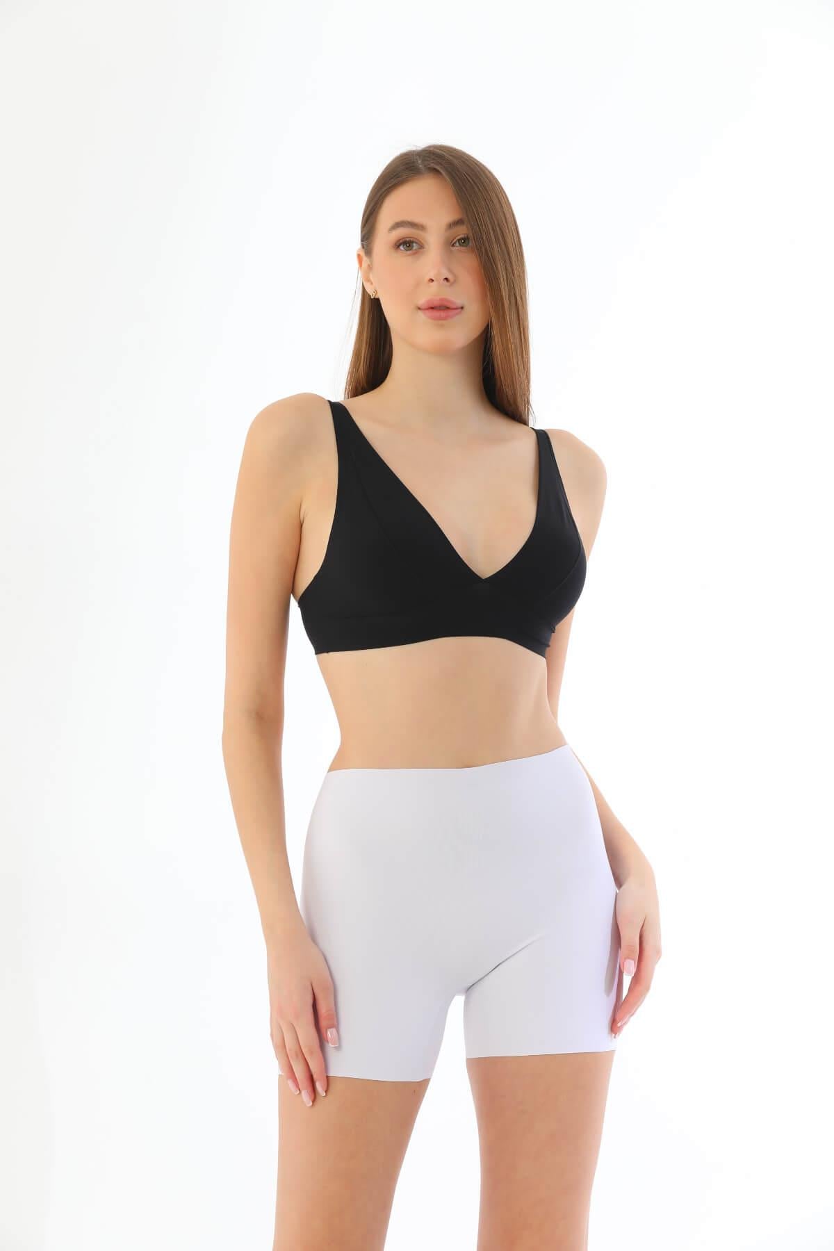 BEYAZ DesBerries 2703 Lazer Kesim İz Yapmaz Hayalet Boxer