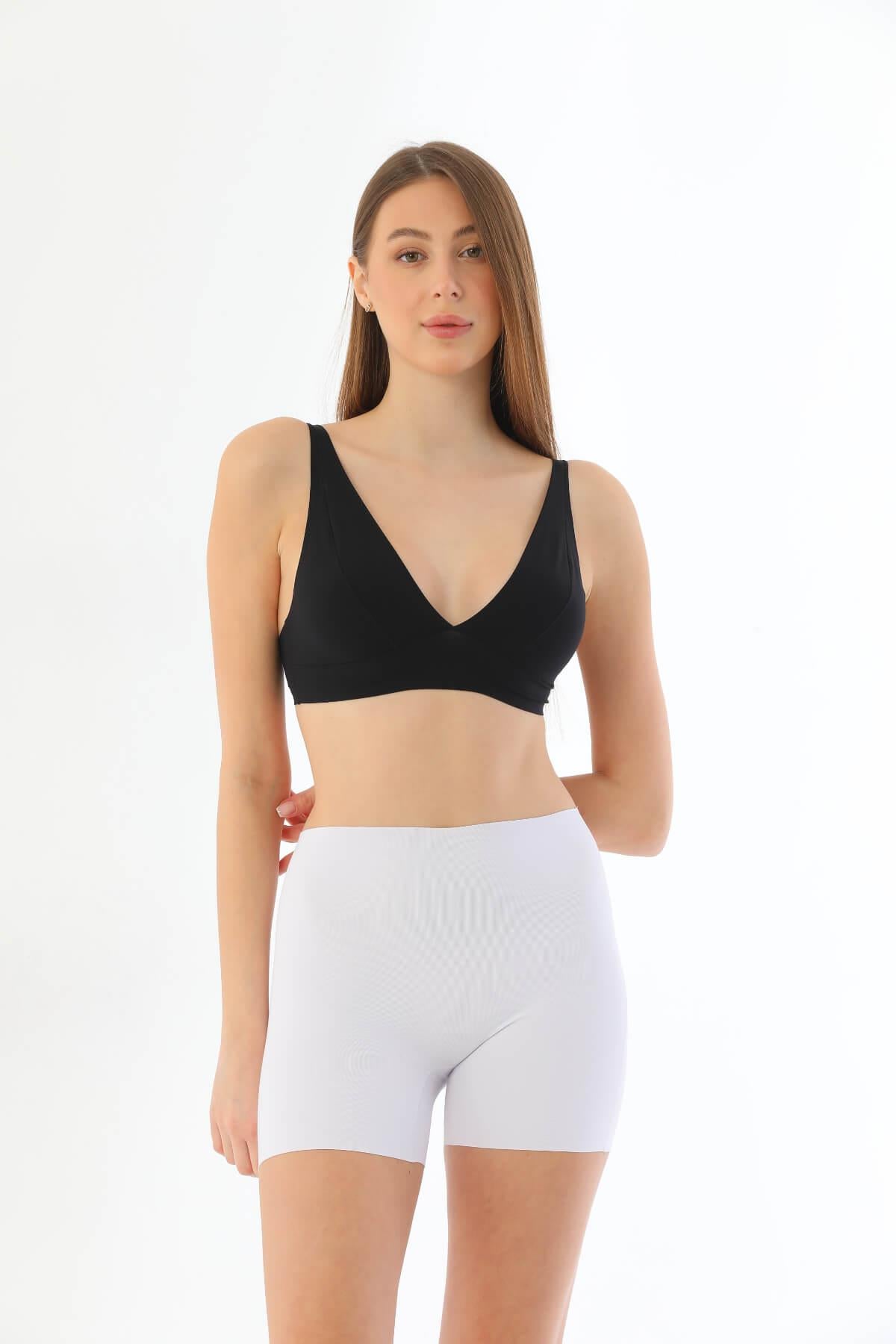 BEYAZ DesBerries 2703 Lazer Kesim İz Yapmaz Hayalet Boxer