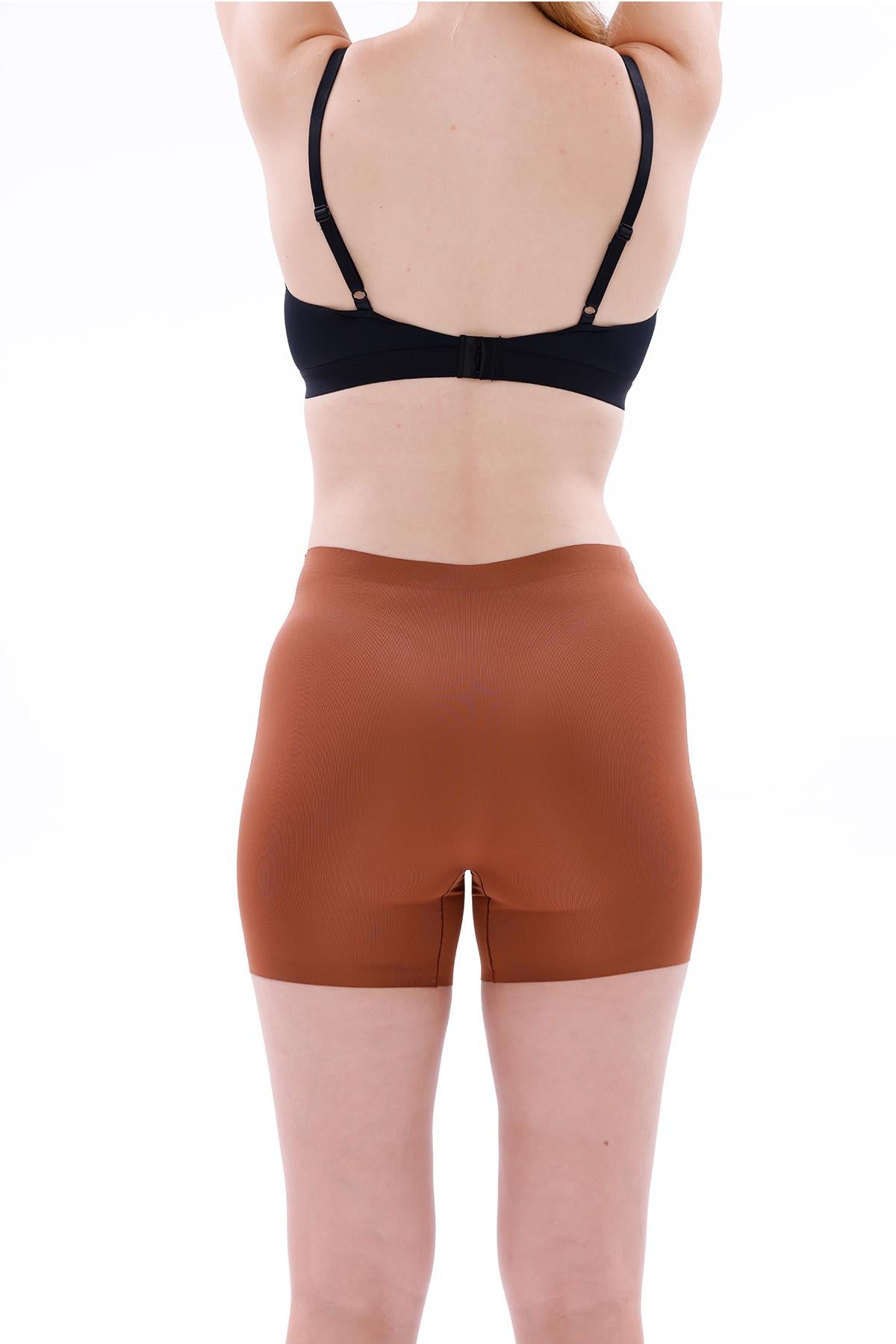 KAHVE DesBerries 2703 Lazer Kesim İz Yapmaz Hayalet Boxer