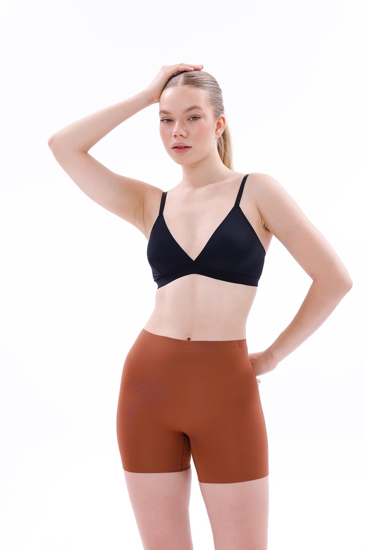 KAHVE DesBerries 2703 Lazer Kesim İz Yapmaz Hayalet Boxer