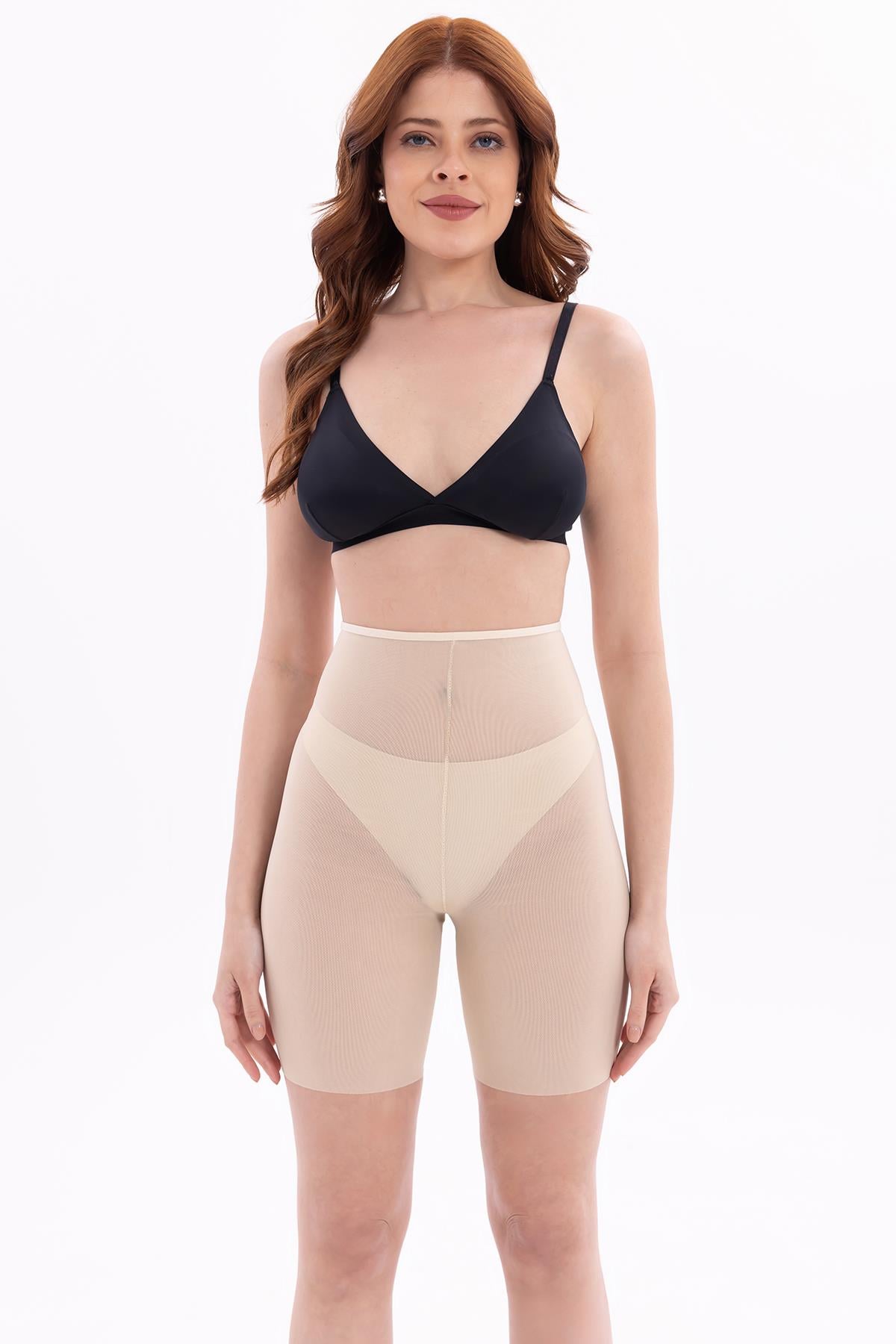 TEN DesBerries EMAY 2705 Lazer Tül Boxer Hayalet Korse