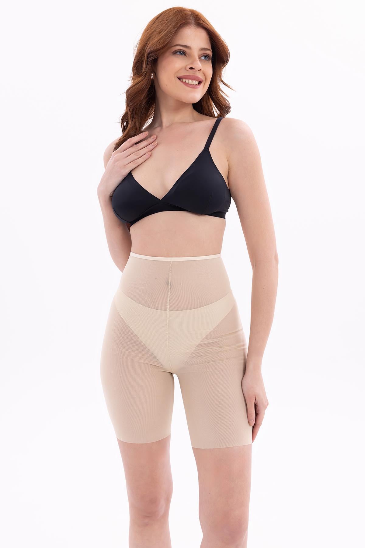 TEN DesBerries EMAY 2705 Lazer Tül Boxer Hayalet Korse
