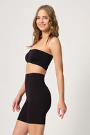 SİYAH DesBerries 2707 Lazer Yüksek Bel Paçalı Hayalet Korse