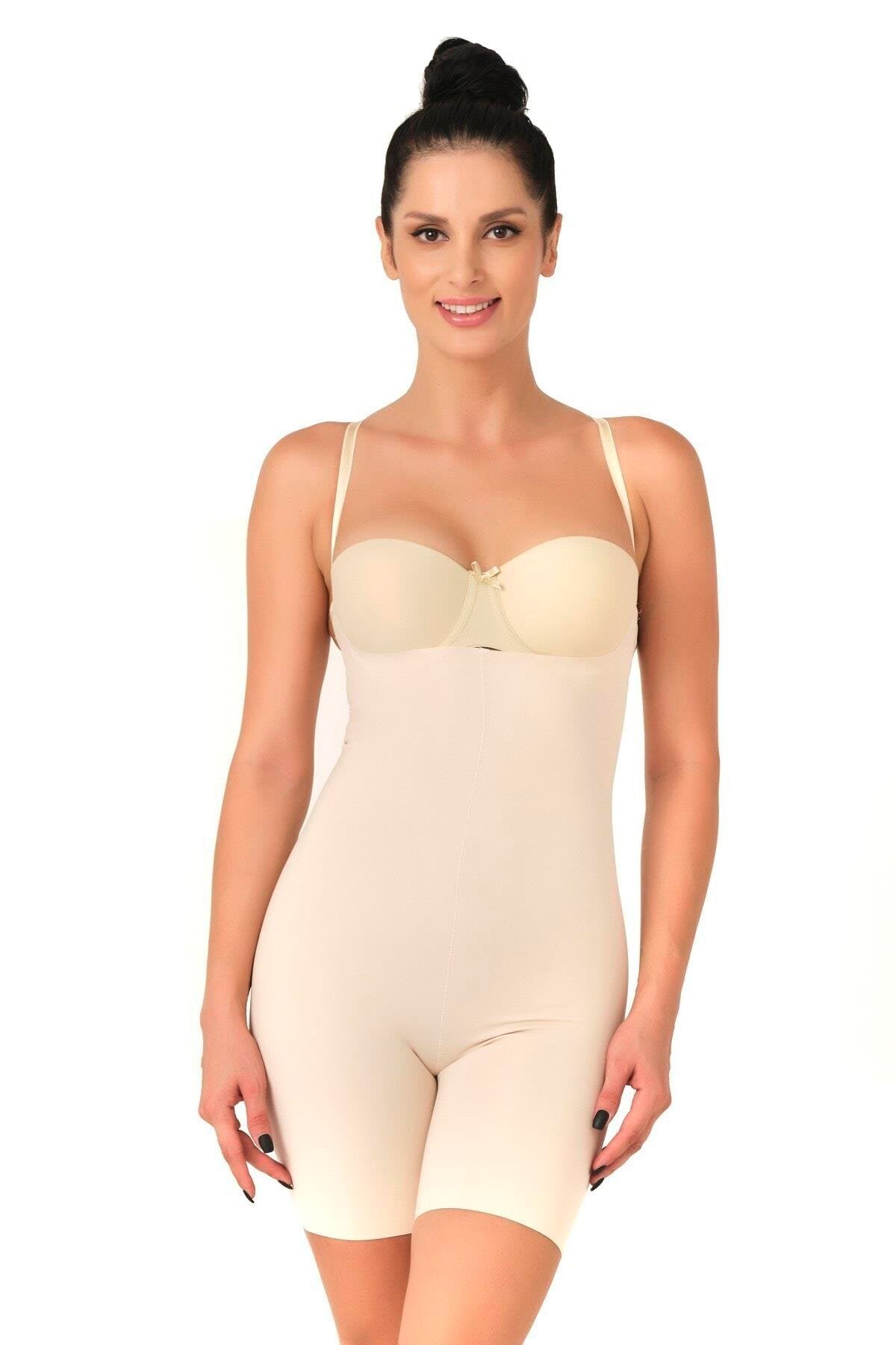 TEN DesBerries 2758 Lazer Kesim Göğsü Açık Boxer Korse