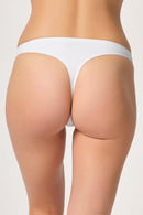 BEYAZ DesBerries 2802 Yapıştırma Lazer Kesim String Külot