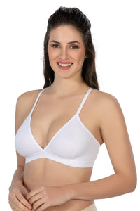 BEYAZ DesBerries 2809 Lazer Kesim Yapıştırma İz Ypmz Sütyen