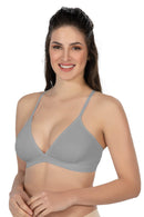 GRİ DesBerries 2809 Lazer Kesim Yapıştırma İz Ypmz Sütyen