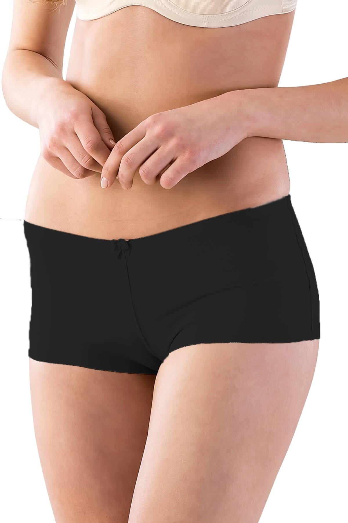 SİYAH DesBerries 2812 Boxer Lazer Korse