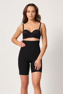 SİYAH DesBerries 2814 Double Yüksek Bel Boxer Lazer Korse