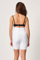 BEYAZ DesBerries 2814 Double Yüksek Bel Boxer Lazer Korse