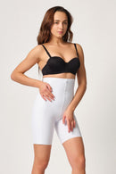 BEYAZ DesBerries 2814 Double Yüksek Bel Boxer Lazer Korse