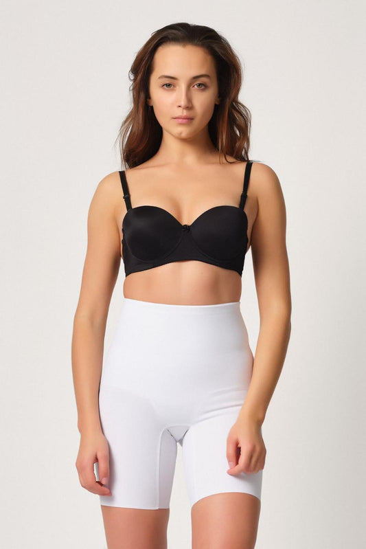 BEYAZ DesBerries 2816 Yüksek Bel Boxer Lazer Korse