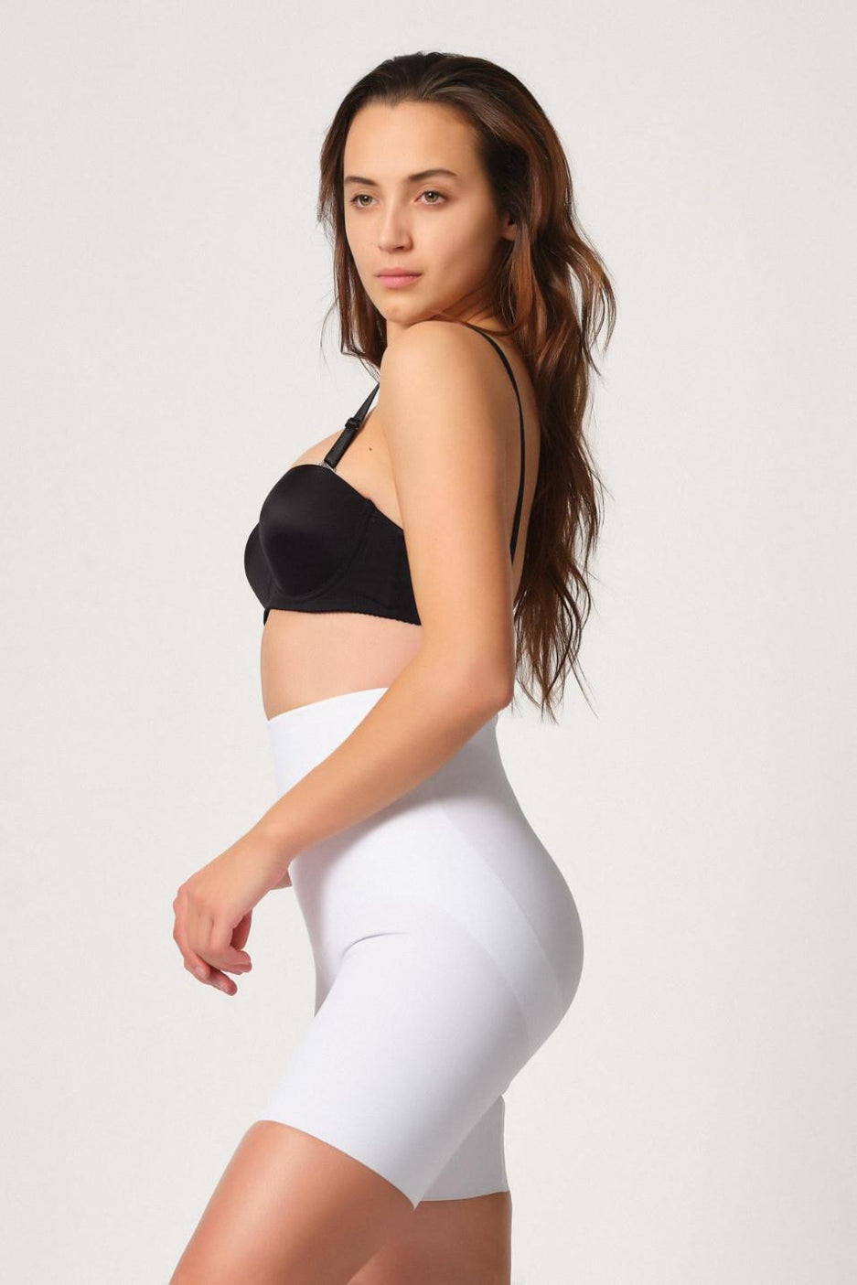 BEYAZ DesBerries 2816 Yüksek Bel Boxer Lazer Korse