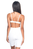 BEYAZ DesBerries 2817 Yüksek Bel Paçalı Lazer Korse