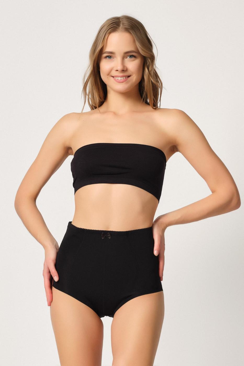 SİYAH DesBerries 2819 Slip Double Karın Toparlayıcı Lazer Korse