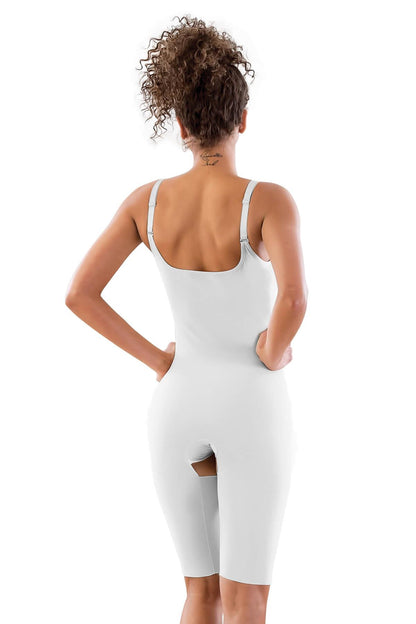 BEYAZ DesBerries 2822 Balen Sütyenli Paçalı Boy Lazer Korse