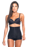 SİYAH DesBerries 2824 Yüksek Bel Balen Agraflı Slıp Lazer Korse