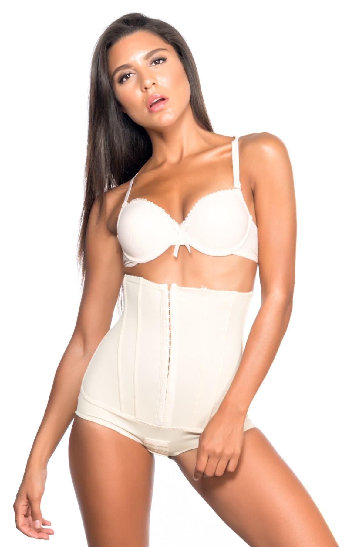 TEN DesBerries 2824 Yüksek Bel Balen Agraflı Slıp Lazer Korse