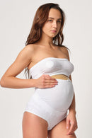 BEYAZ DesBerries 2825 Cotton Hamile Karın Destekleyici Slip Korse