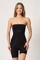 SİYAH DesBerries 2832 Yüksek Bel Balen Destekli Agraflı Lazer Korse